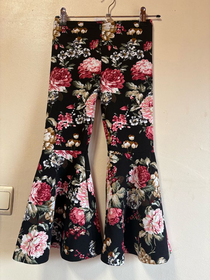Pantalon fleuri fille taille 122