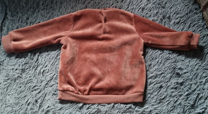 Sweat velours côtelé avec écriture 23mois mixte - photo numéro 4