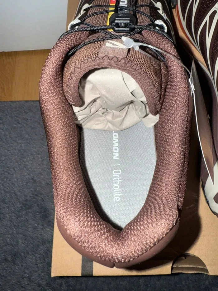 Salomon XT-6 Marron, Beige Rosted Clay / Burnt Ochre / Almond milk - photo numéro 13