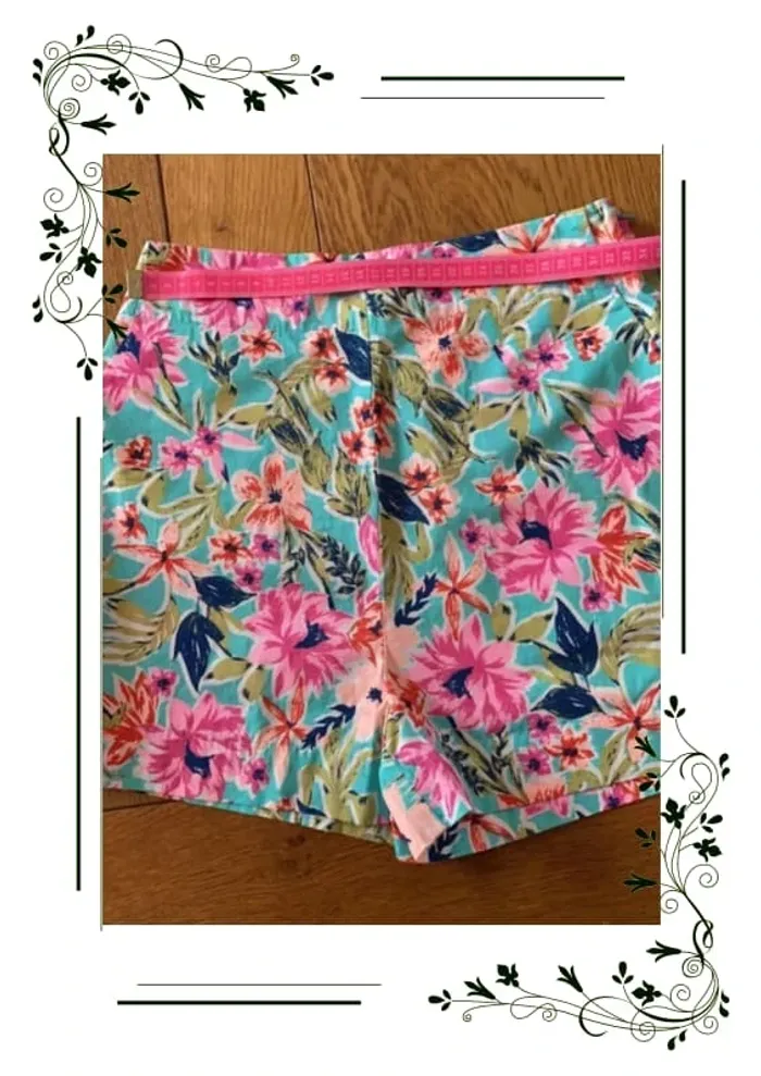 Short Pimkie fleuri taille 34 neuf - photo numéro 5
