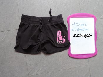 short orchestra taille 10 ans