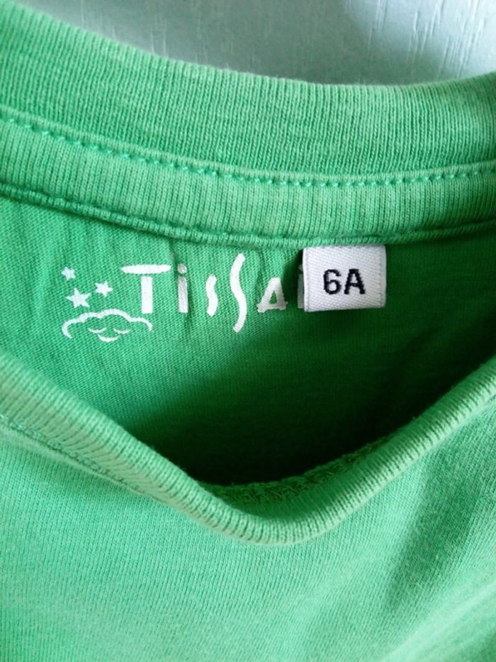 Tee-shirt vert T.6 ans - Tissaia - photo numéro 3