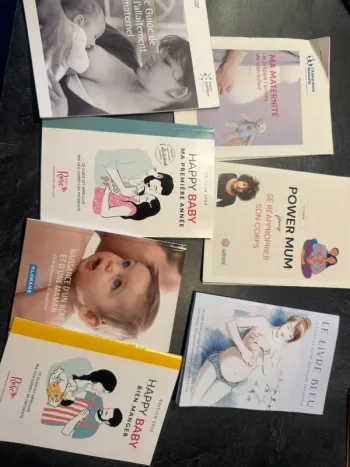 Lot de divers guide sur la grossesse et la naissance l’allaitement et la première année de bébé
