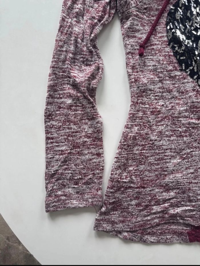 Haut à capuche Miss Chievous femme – motif cœur – taille S - photo numéro 4