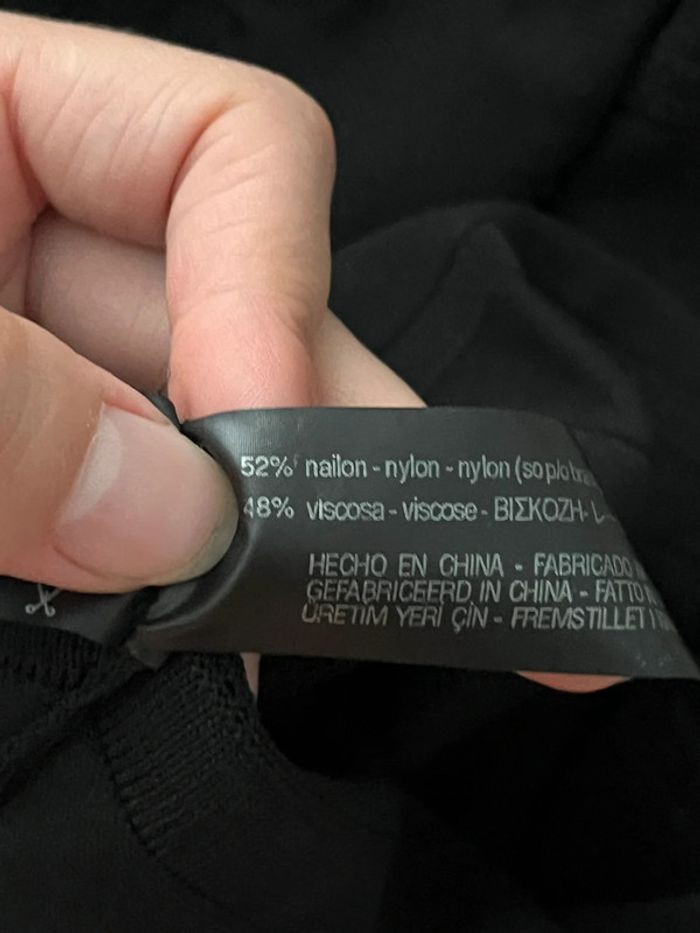 Robe en maille moulante noire Zara - photo numéro 8
