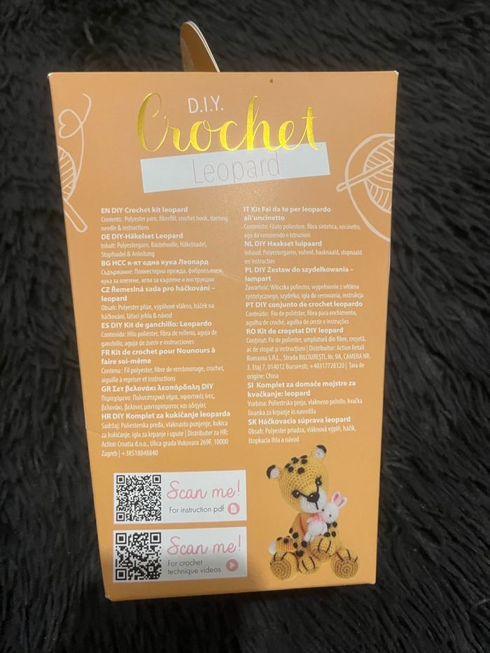 Kit de crochet léopard - photo numéro 2