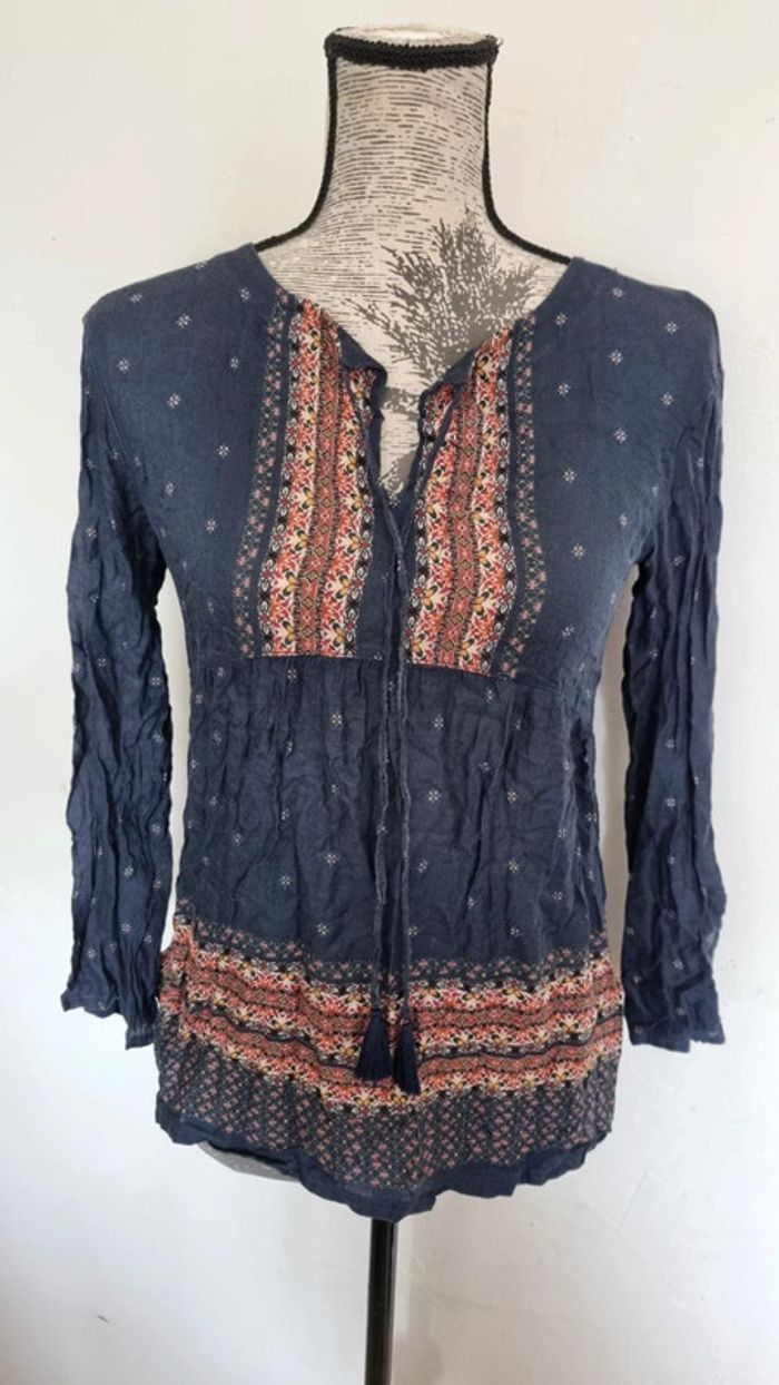 Magnifique blouse manches longues promod taille 36