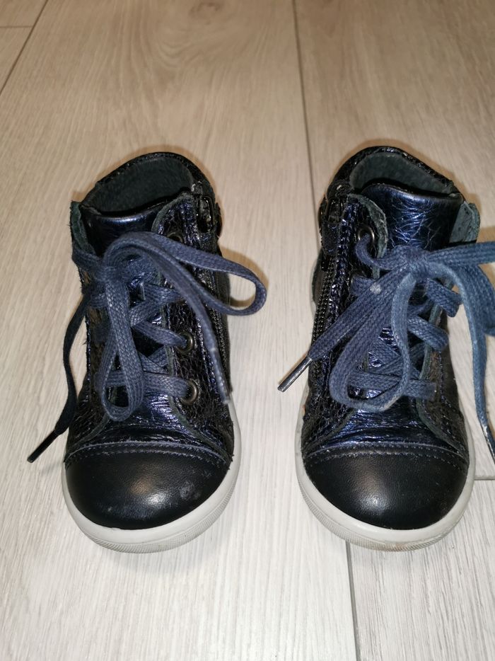 Bottes bleues marine pailletées Norvik