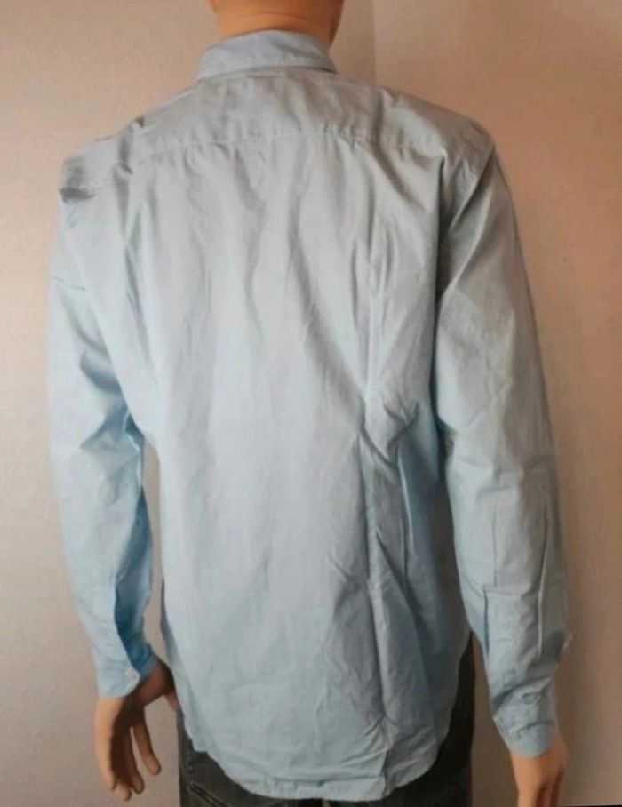 chemise lmarque Maison Oscar taille L couleur bleu marque française neuve avec étiquette - photo numéro 4