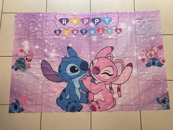 Toile anniversaire stitch 