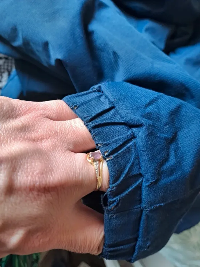 Coupe vent réversible quechua 8-10 ans tbe sauf bords craquelés ne se voient pas du tout prix mini - photo numéro 7