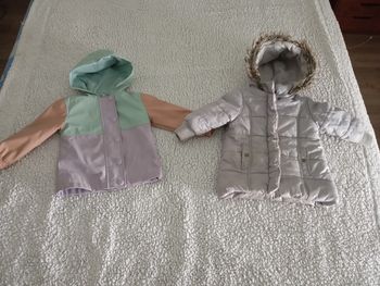 2 manteaux automne hiver 24 mois