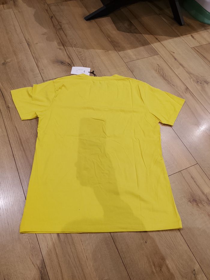 T-shirt jaune manches courtes pour homme flocage xl MTX - photo numéro 5