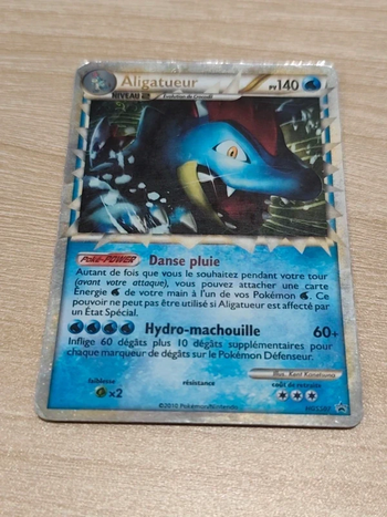 Carte pokémon - Aligatueur HGSS07 État Poor-Played