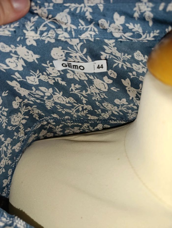 Sublime chemisier en satin Gemo taille 44 - photo numéro 10