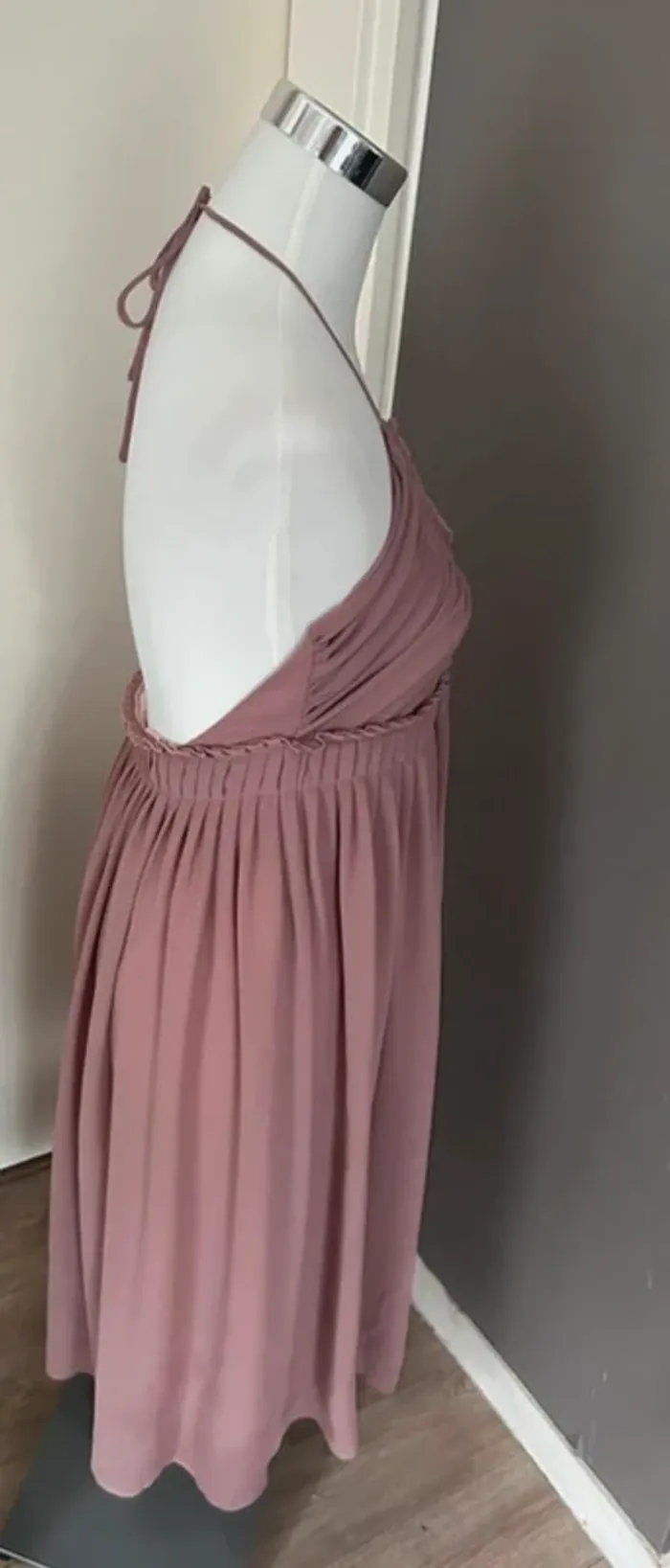 Adolfo dominguez  robe habillée de soirée femme, taille 36 rose - photo numéro 2
