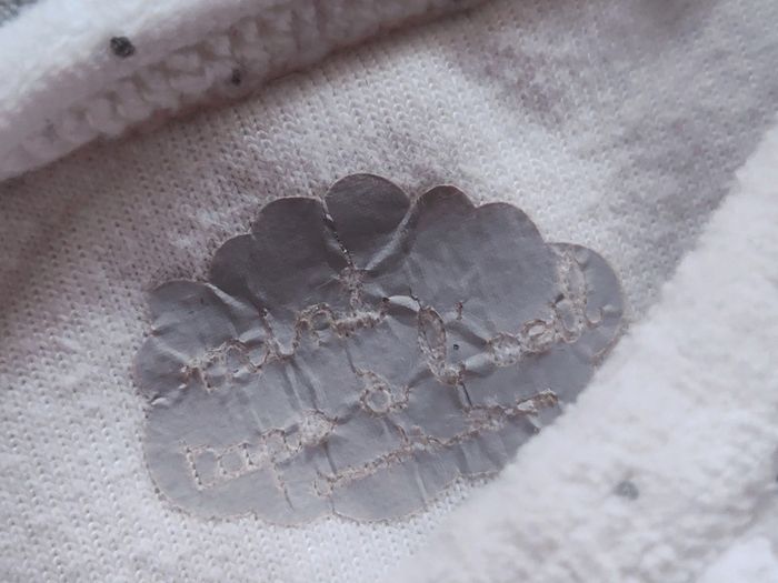 Pyjama grenouillère velours TAO naissance - photo numéro 4