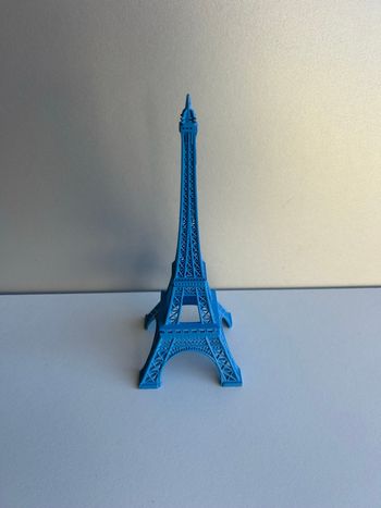 Tour Eiffel miniature bleue – 19 cm