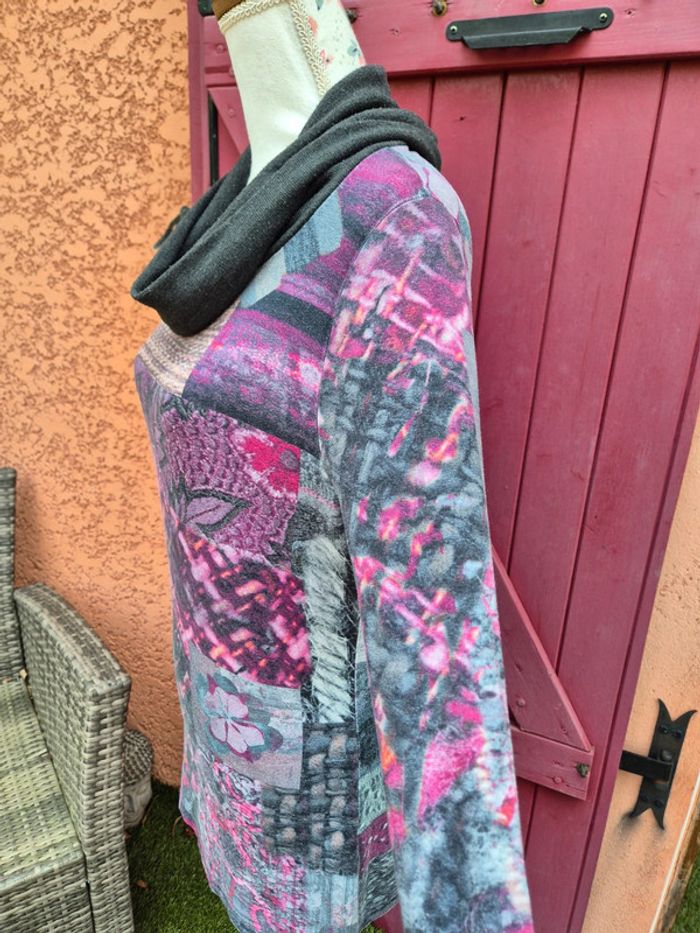 T-shirt à manches longues pour femme T. 40 - photo numéro 4