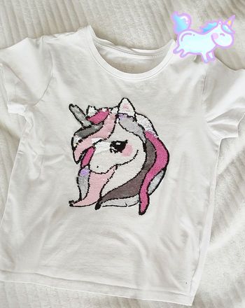H&M Tee Shirt Fille 6 - 7; ans 