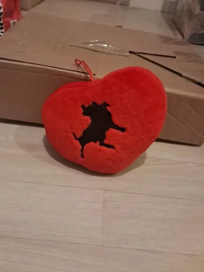 Cœur espagne peluche