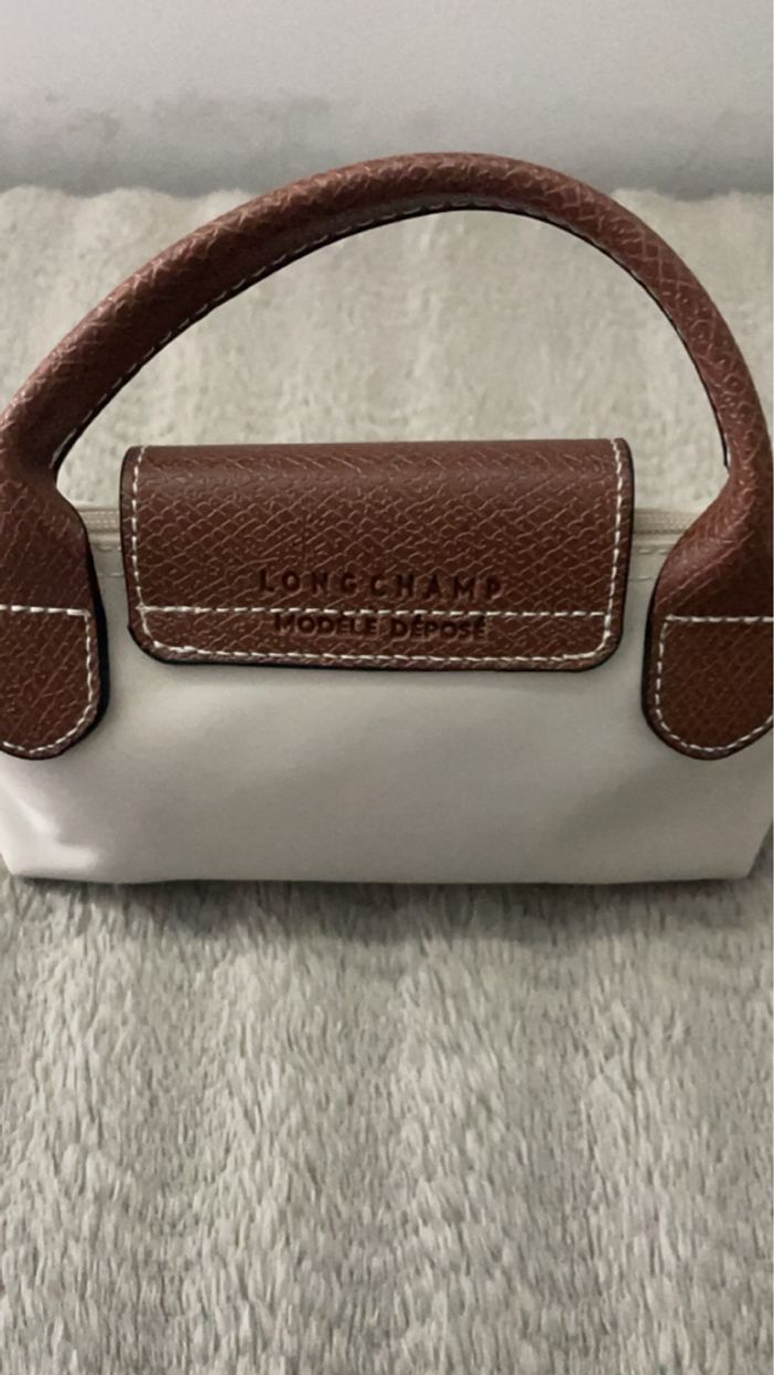 Sac à main LongChamp mini blanc - photo numéro 5