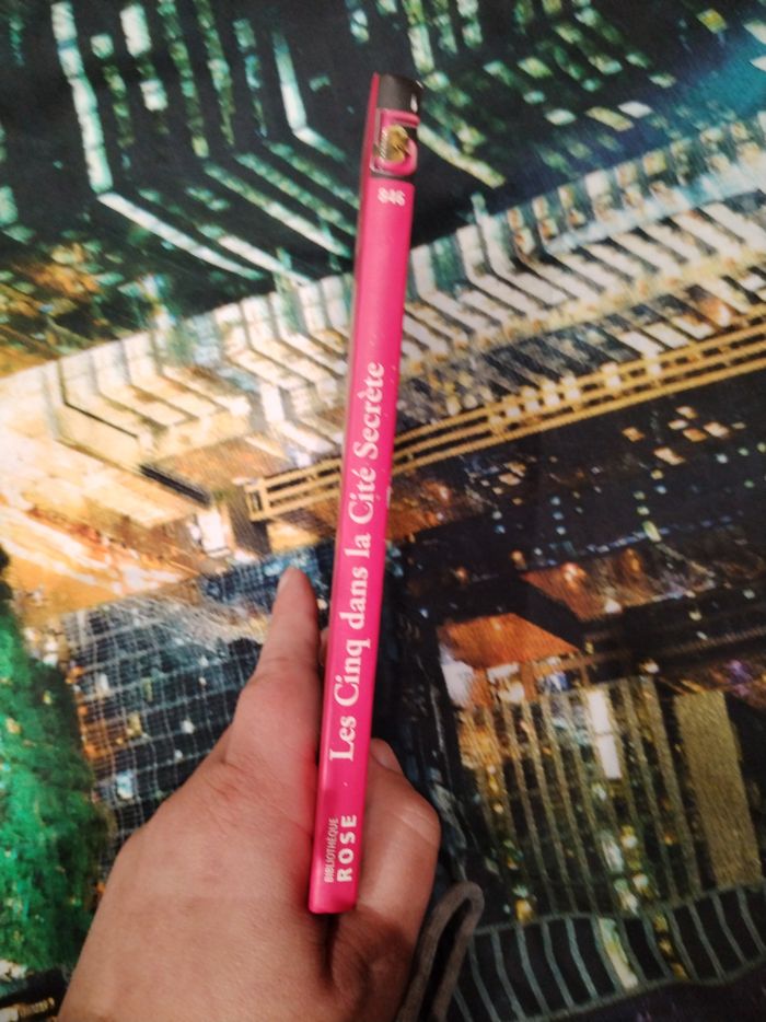 livre les cinq dans la cité secrète - photo numéro 2