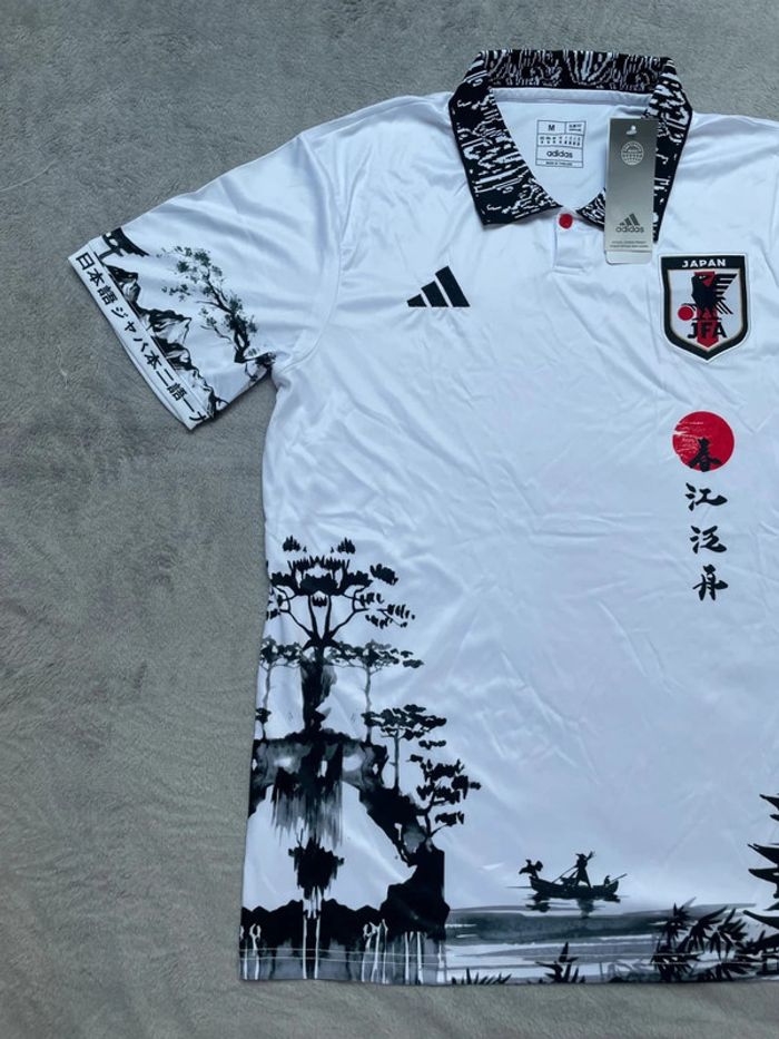 Maillot concept foot Japon blanc édition Paysage Traditionnel taille M - photo numéro 2