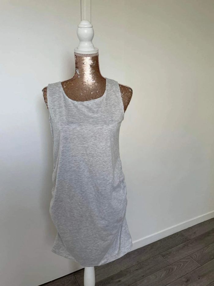 Robe de grossesse grise taille M - photo numéro 3