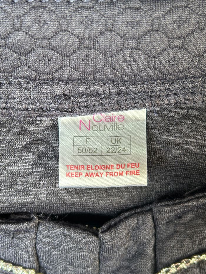 Gilet bleu marine Claire Neuville - Taille 50/52 - photo numéro 5