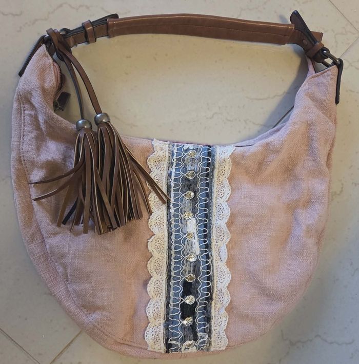 sac rose poudré Mandoline