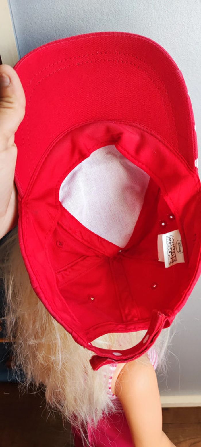 Casquette rouge à pois blanc Minnie - photo numéro 3