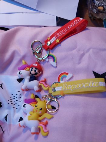 Porte-clés Mario ou mikatchu