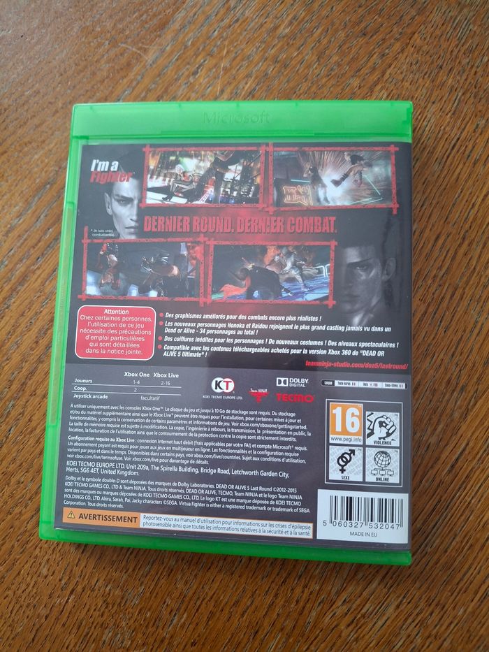 Jeu xbox one dead of alive5 last round - photo numéro 2