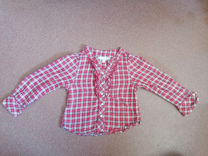 Chemise à carreaux