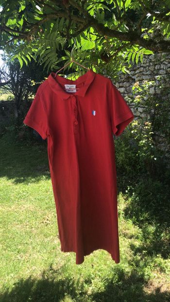 Robe polo rouge Teddy smith