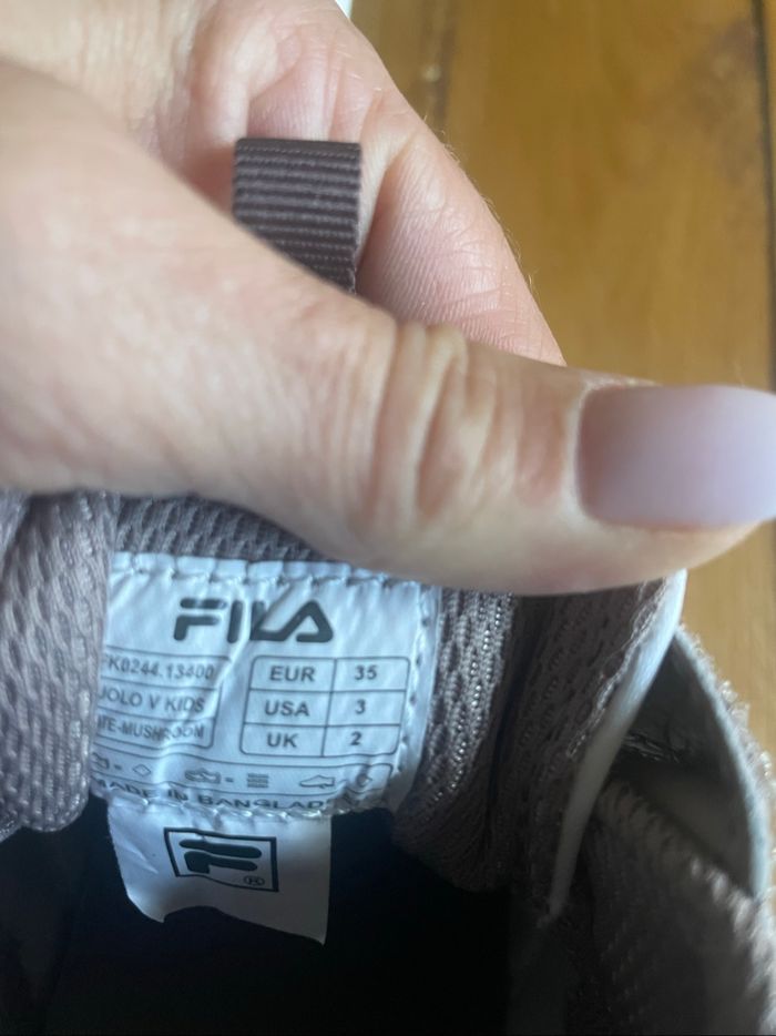 Baskets Fila  fille