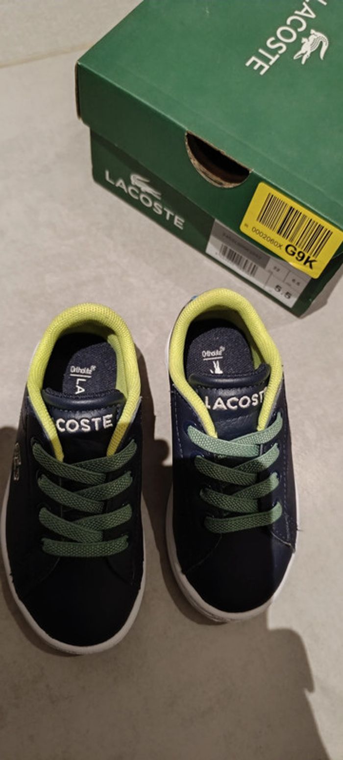 basket cuir lacoste 22 - photo numéro 8