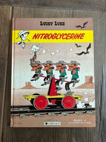 Bande dessinée bd - lucky luke - nitroglycérine 1987