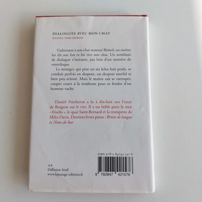 Livre - Dialogues avec mon chat - photo numéro 2