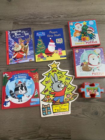 Lot livre et activité noël