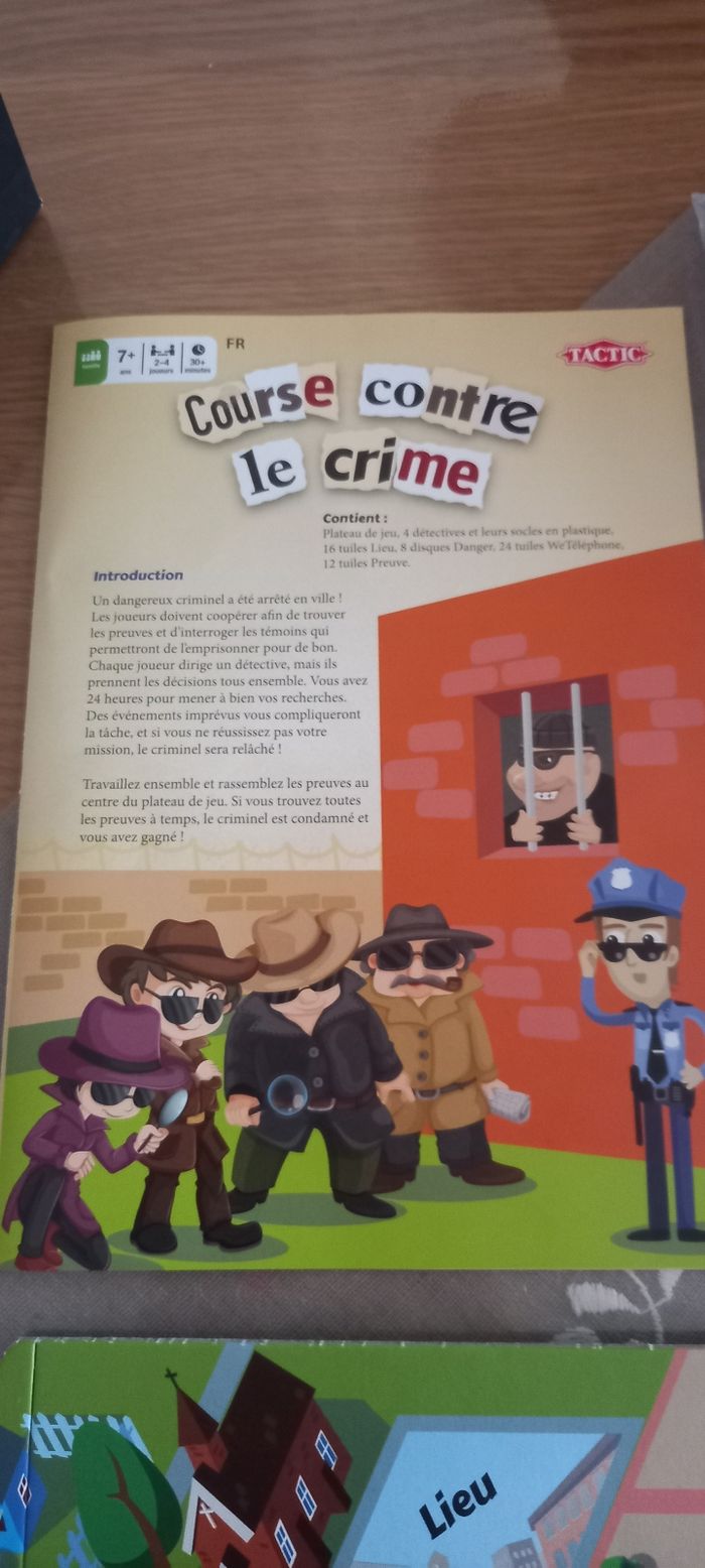 Jeu de société course contre le crime - photo numéro 4