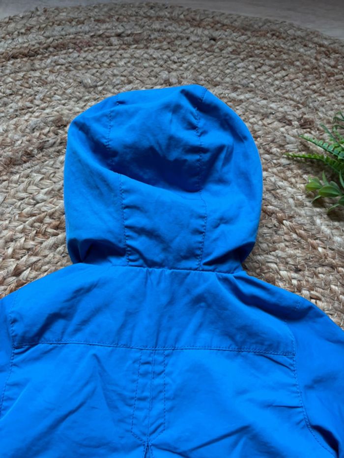 🌺Trench bleu avec capuche fille Taille 9mois/74cm🌺 - photo numéro 12