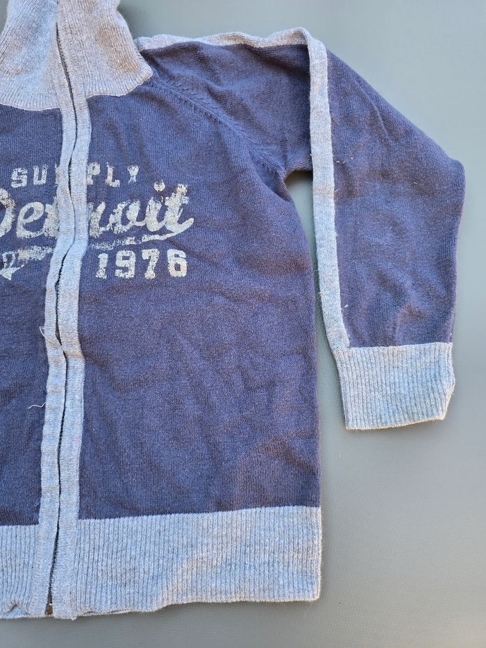 Gilet pull zippé col montant 5 ans garçon tape à l'oeil - photo numéro 2