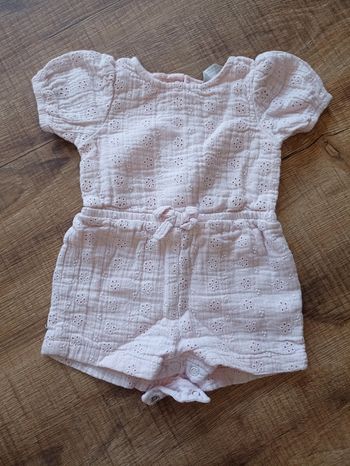 Combi short  6-9 mois fille