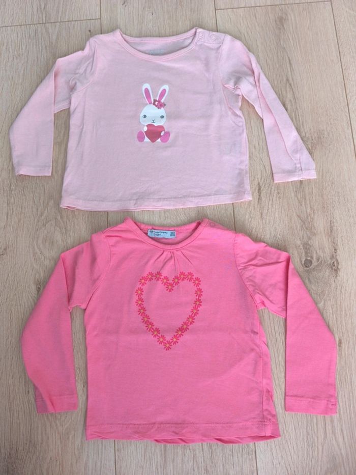 Lot de 2 t-shirts manches longues FPC - Taille 18 mois - 81 cm