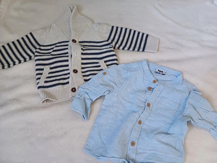 Gilet et chemise 9 mois TAO