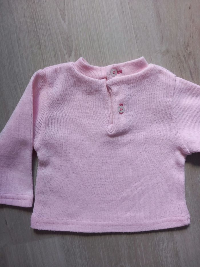 Pull rose pâle 6M - photo numéro 3