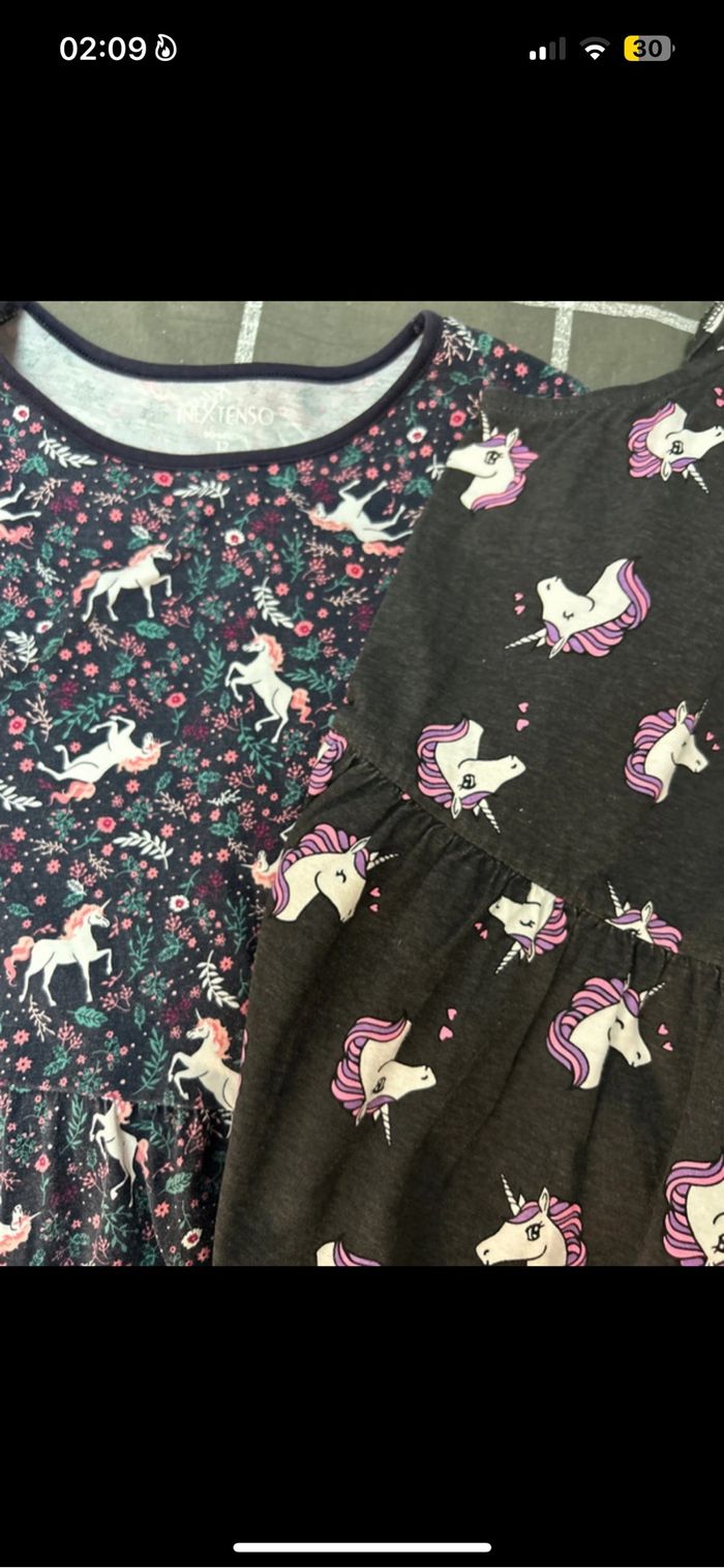 Lot robes licorne - photo numéro 4