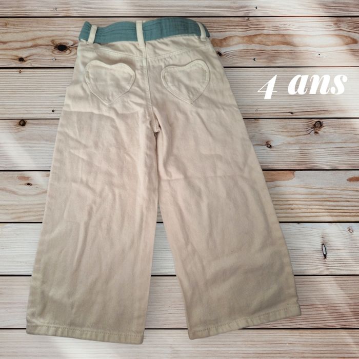 🌿 Pantalon Vertbaudet avec Ceinture – 4 ans 🌿 - photo numéro 2
